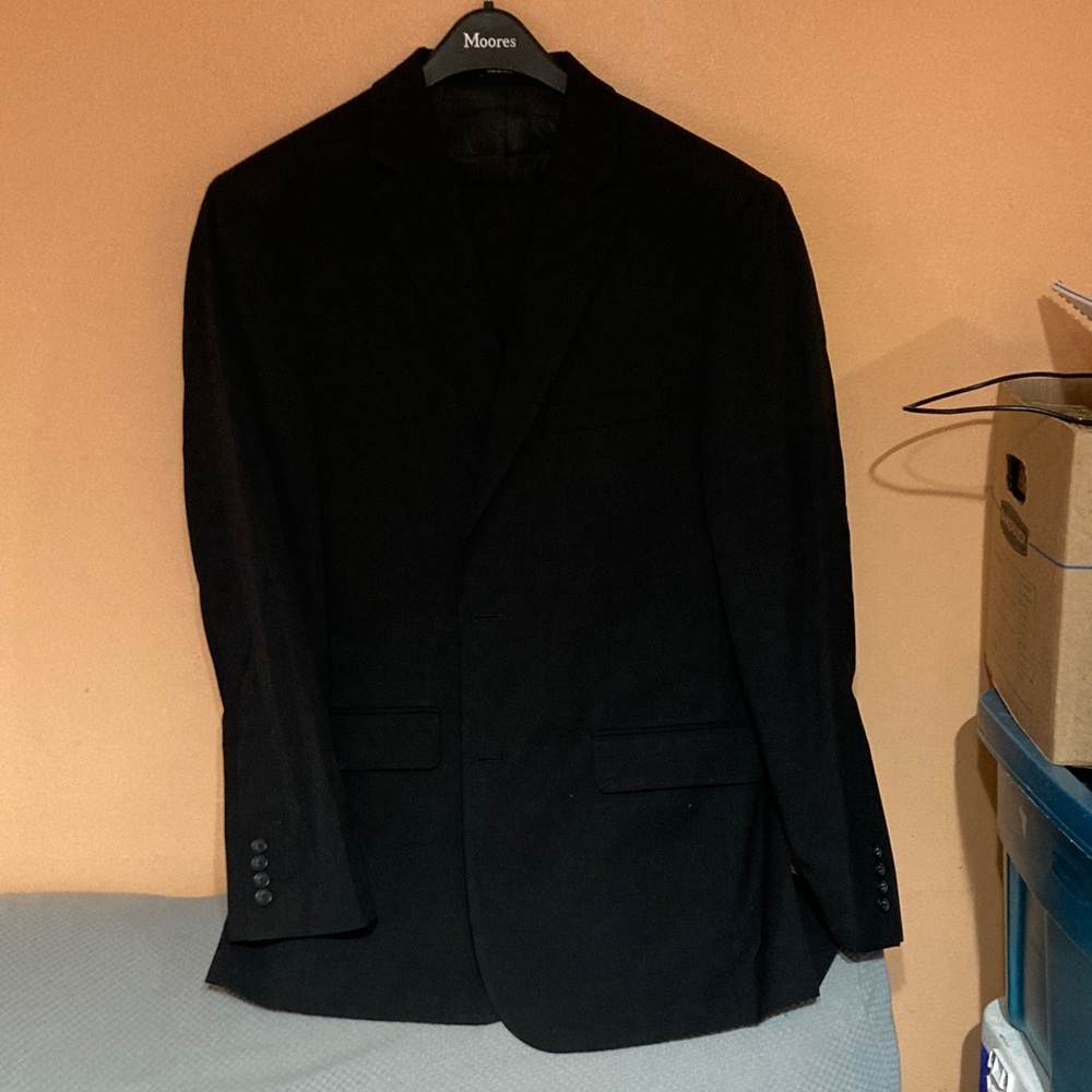 Pronto Uomo Classic Black mens suit